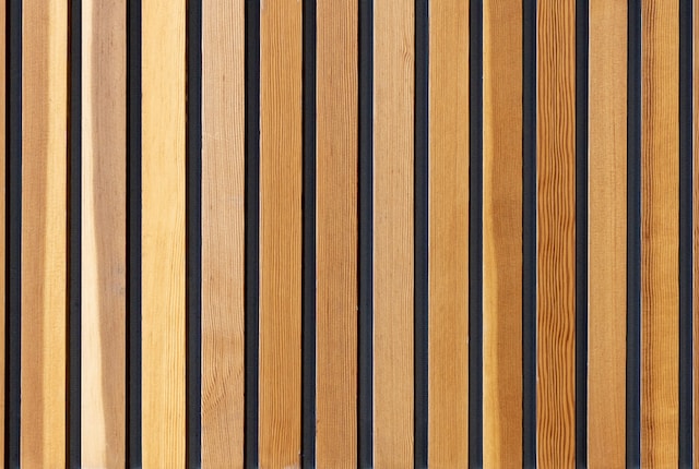 Wood walls in different shades