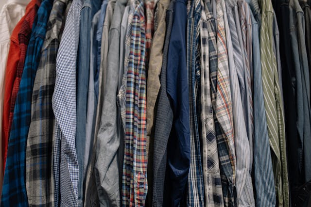 Closet full of clothing